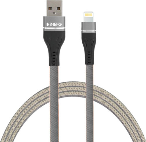 3.1A UsbA to Lightning Örgülü Data ve Hızlı Şarj Kablosu ML108 Gri