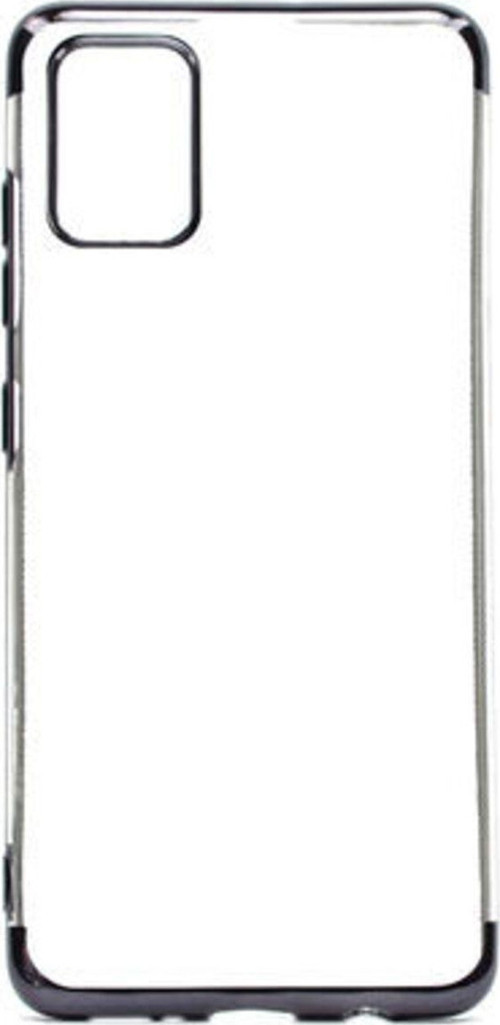 Samsung Galaxy A71 Kenarları Renkli Arkası Şeffaf Bosses Premium Silikon Kılıf