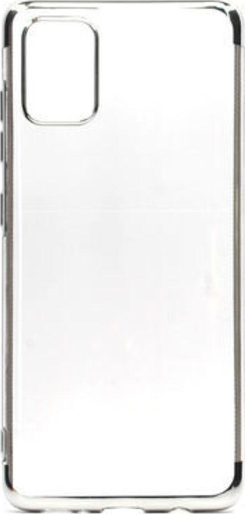 Samsung Galaxy A71 Kenarları Renkli Arkası Şeffaf Bosses Premium Silikon Kılıf