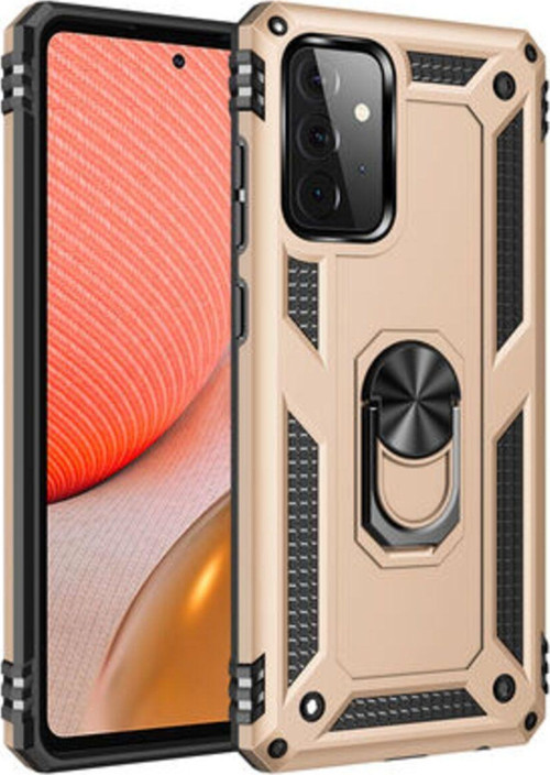 Samsung Galaxy A72 Çift Katmanlı Ve Yüzüklü Tam Koruma Vega Premium Kılıf