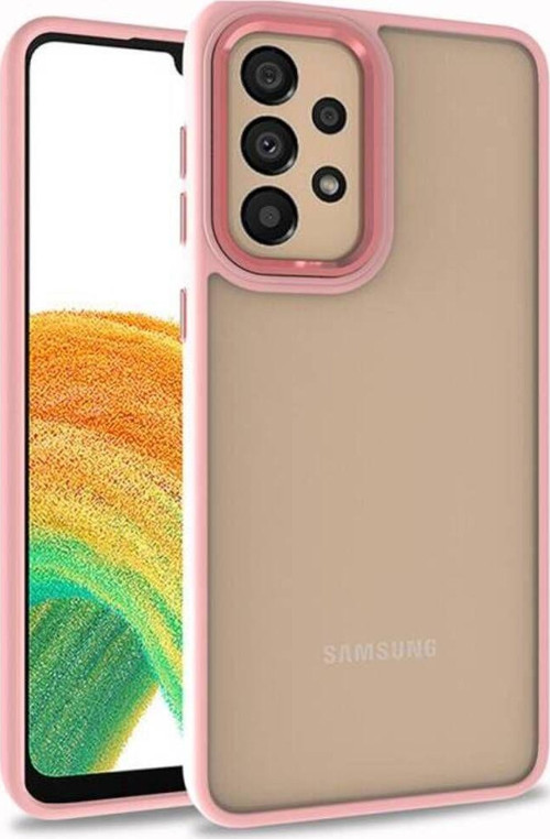 Samsung Galaxy A73 Şık Görünümlü Ve Arkası Şeffaf Flora Premium Kılıf