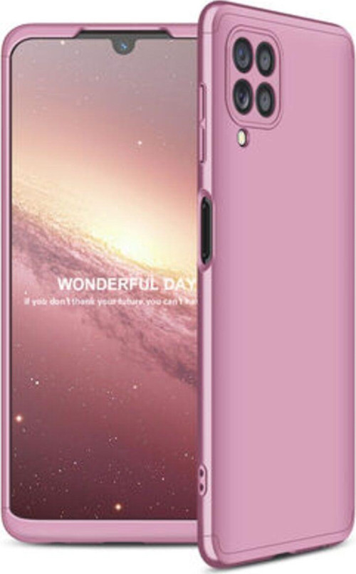Samsung Galaxy M22 3 Parçalı Tam Koruma Şık Astrea Premium Sert Kılıf