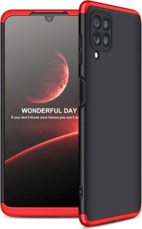 Samsung Galaxy M22 3 Parçalı Tam Koruma Şık Astrea Premium Sert Kılıf