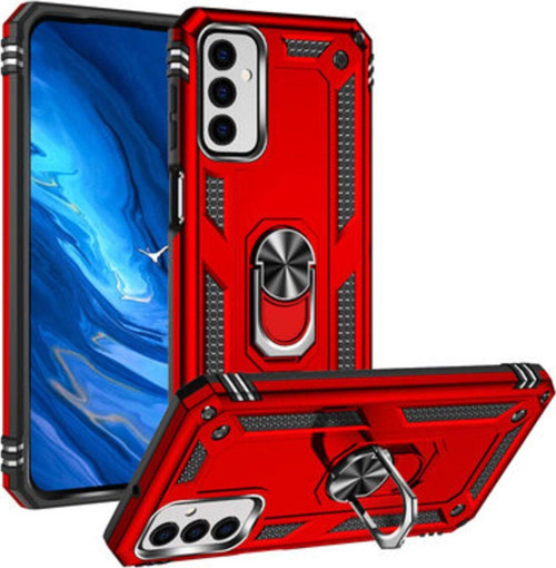 Samsung Galaxy M23 Çift Katmanlı Ve Yüzüklü Tam Koruma Vega Premium Kılıf