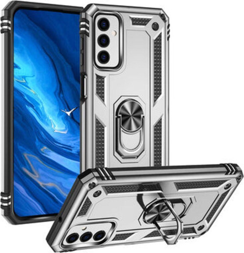 Samsung Galaxy M23 Çift Katmanlı Ve Yüzüklü Tam Koruma Vega Premium Kılıf