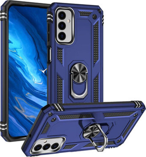 Samsung Galaxy M23 Çift Katmanlı Ve Yüzüklü Tam Koruma Vega Premium Kılıf