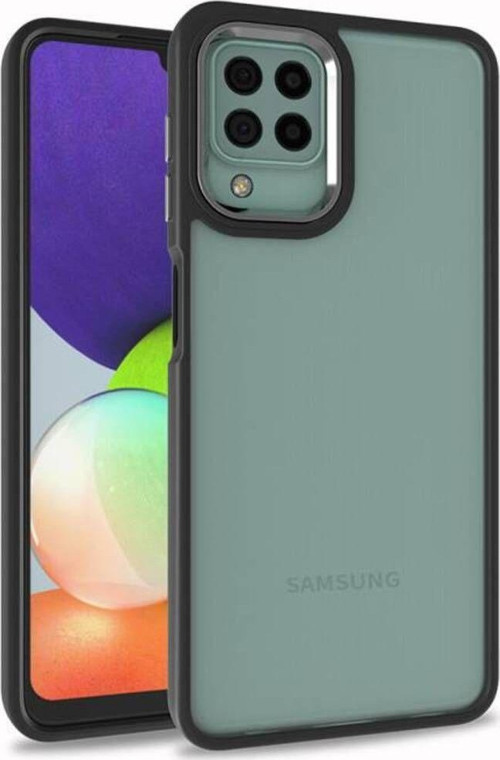 Samsung Galaxy M32 Şık Görünümlü Ve Arkası Şeffaf Flora Premium Kılıf