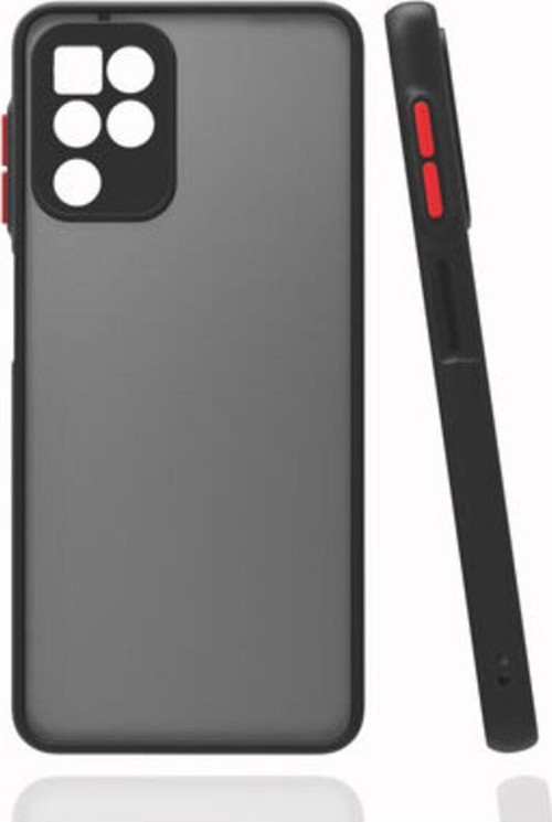 Samsung Galaxy M32 Kenarları Renkli Arkası Buğulu Şık Hux Silikon Kılıf