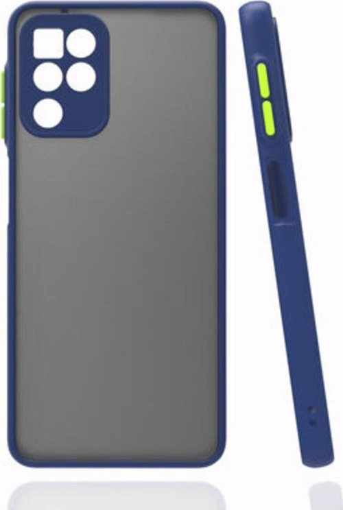 Samsung Galaxy M32 Kenarları Renkli Arkası Buğulu Şık Hux Silikon Kılıf