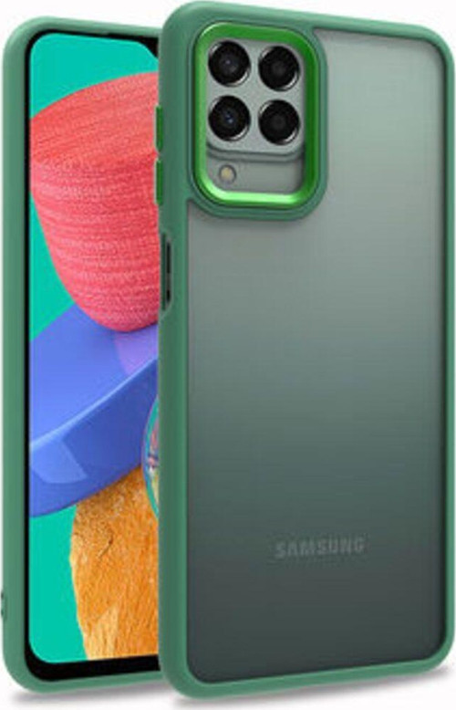 Samsung Galaxy M33 Şık Görünümlü Ve Arkası Şeffaf Flora Premium Kılıf