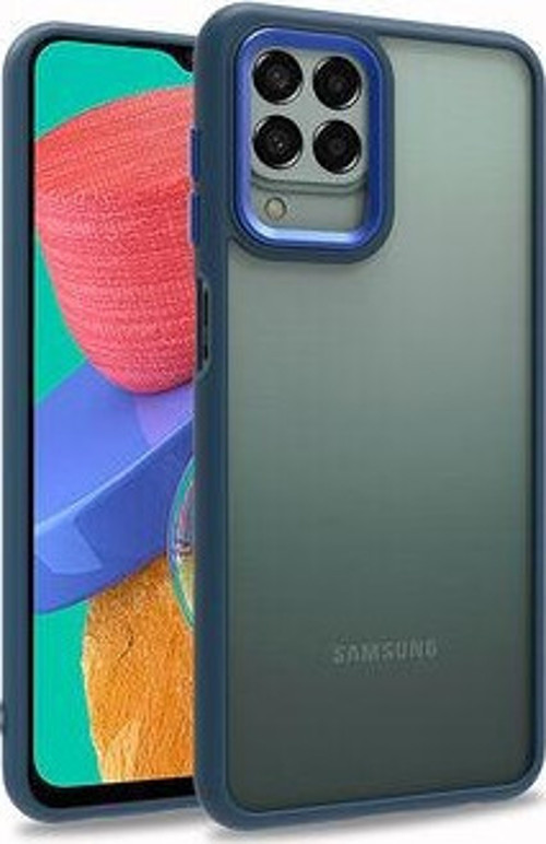 Samsung Galaxy M33 Şık Görünümlü Ve Arkası Şeffaf Flora Premium Kılıf