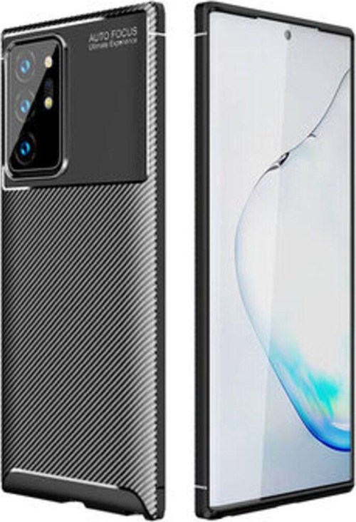 Samsung Galaxy Note 20 Ultra Gofret Desenli Ultra Koruma Sağlayan Negro Silikon Kılıf