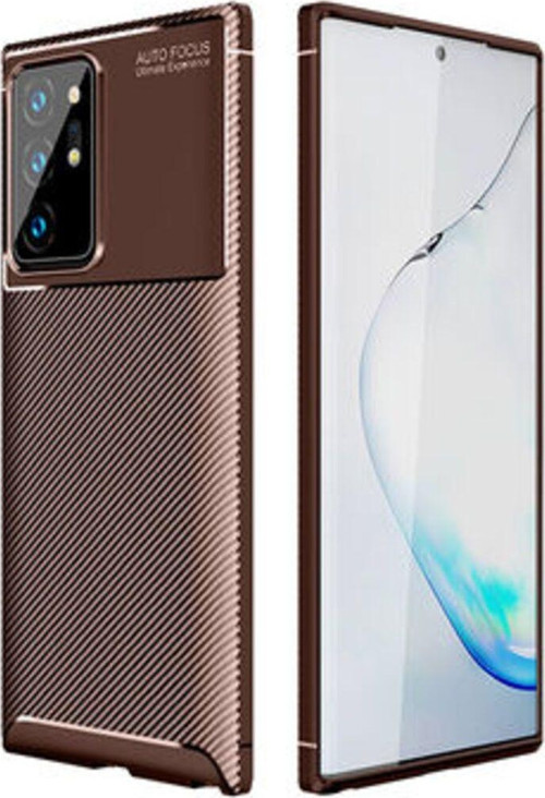 Samsung Galaxy Note 20 Ultra Gofret Desenli Ultra Koruma Sağlayan Negro Silikon Kılıf