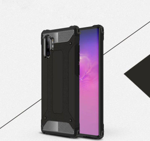 Samsung Galaxy Note 10 Plus Tam Koruma Sağlayan Çift Katmanlı Crash Premium Sert Silikon Kılıf