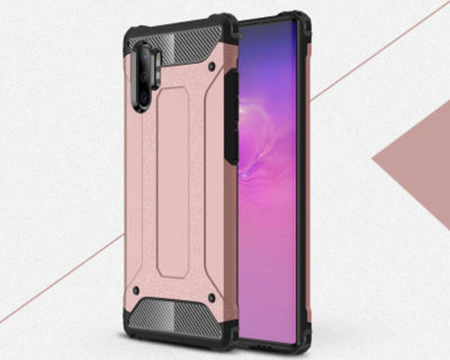 Samsung Galaxy Note 10 Plus Tam Koruma Sağlayan Çift Katmanlı Crash Premium Sert Silikon Kılıf