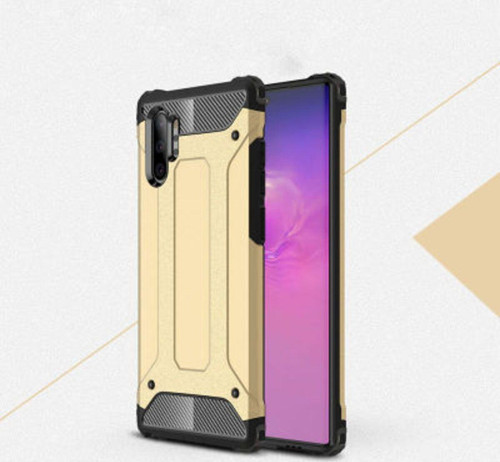 Samsung Galaxy Note 10 Plus Tam Koruma Sağlayan Çift Katmanlı Crash Premium Sert Silikon Kılıf