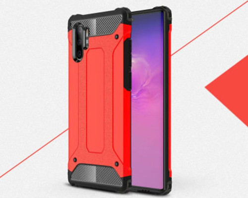 Samsung Galaxy Note 10 Plus Tam Koruma Sağlayan Çift Katmanlı Crash Premium Sert Silikon Kılıf