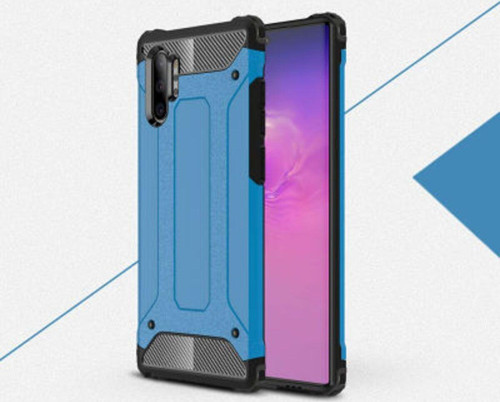 Samsung Galaxy Note 10 Plus Tam Koruma Sağlayan Çift Katmanlı Crash Premium Sert Silikon Kılıf