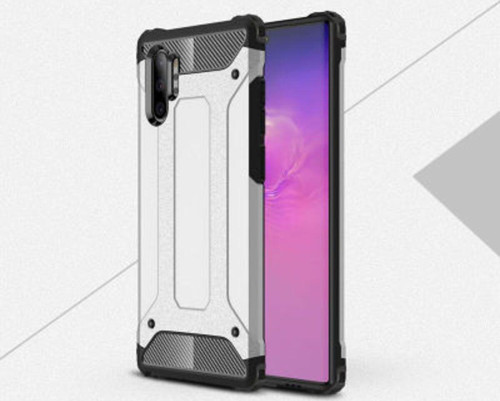 Samsung Galaxy Note 10 Plus Tam Koruma Sağlayan Çift Katmanlı Crash Premium Sert Silikon Kılıf