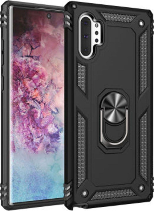 Samsung Galaxy Note 10 Plus Çift Katmanlı Ve Yüzüklü Tam Koruma Vega Premium Kılıf