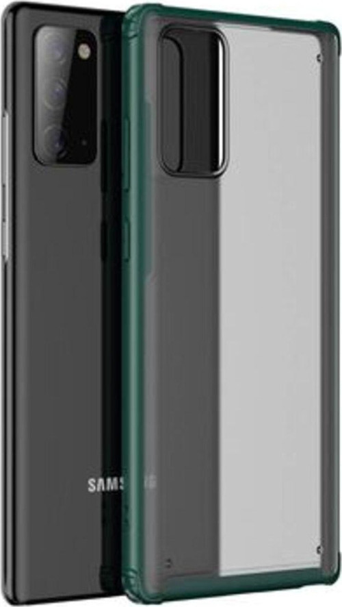 Samsung Galaxy Note 20 Sert Yapılı Ve Köşe Korumalı Arkası Buğulu Şık Volks Premium Kılıf