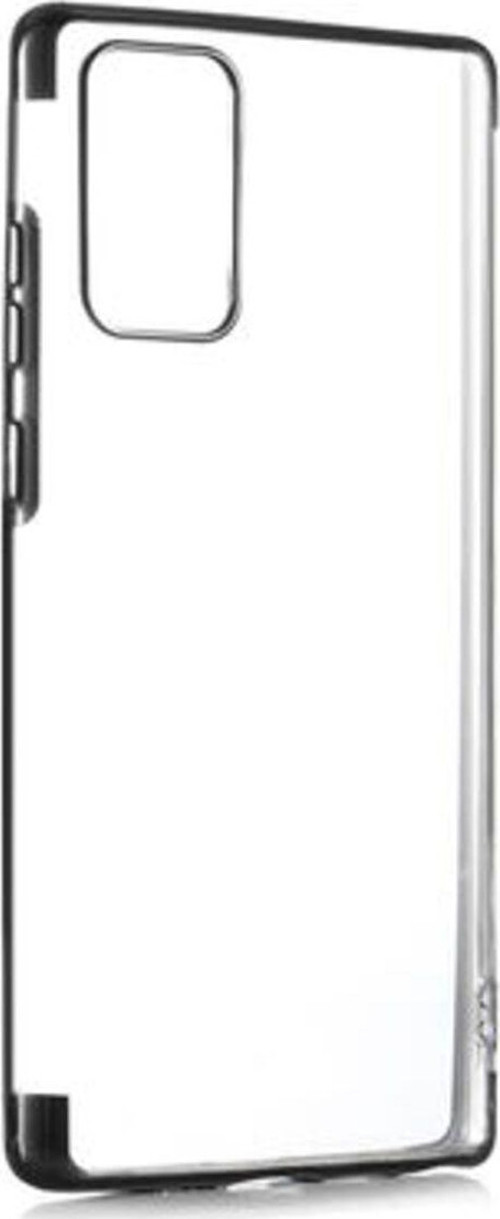 Samsung Galaxy Note 20 Kenarları Renkli Arkası Şeffaf Bosses Premium Silikon Kılıf