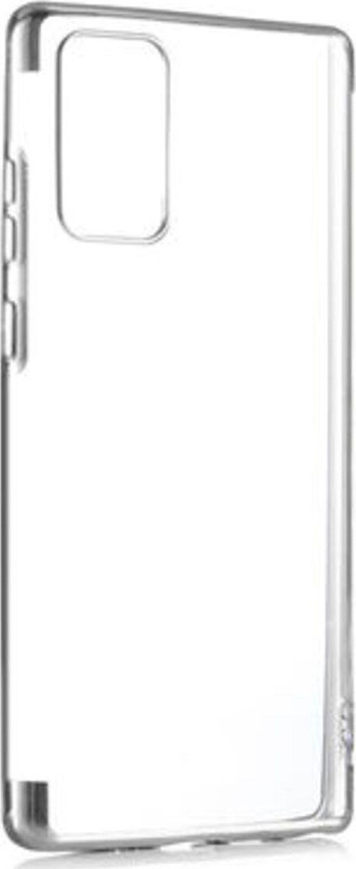 Samsung Galaxy Note 20 Kenarları Renkli Arkası Şeffaf Bosses Premium Silikon Kılıf