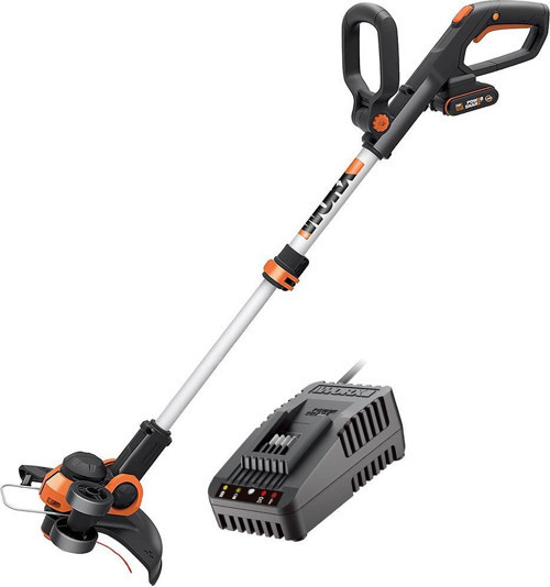 WG163E.2 20Volt 2.0Ah. Li-ion 30cm Profesyonel Teleskobik Misinalı Çim ve Kenar Kesme