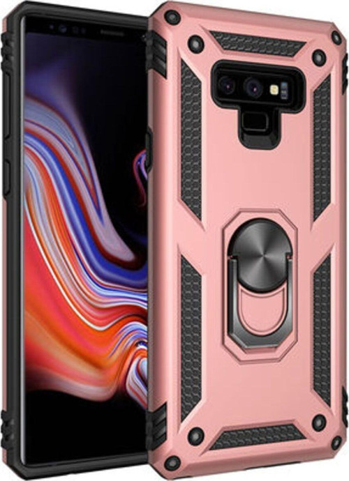 Samsung Galaxy Note 9 Çift Katmanlı Ve Yüzüklü Tam Koruma Vega Premium Kılıf