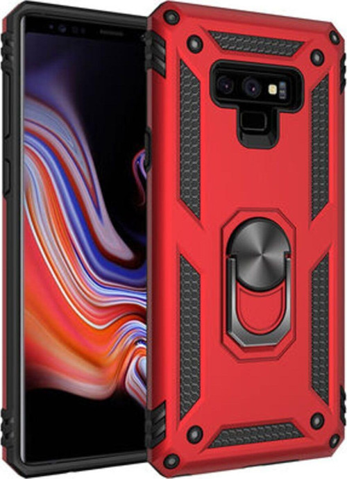 Samsung Galaxy Note 9 Çift Katmanlı Ve Yüzüklü Tam Koruma Vega Premium Kılıf