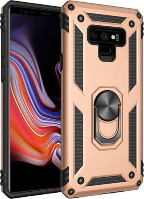 Samsung Galaxy Note 9 Çift Katmanlı Ve Yüzüklü Tam Koruma Vega Premium Kılıf