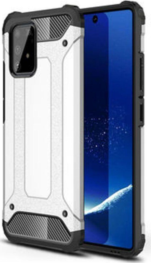 Samsung Galaxy S10 Lite Tam Koruma Sağlayan Çift Katmanlı Crash Premium Sert Silikon Kılıf