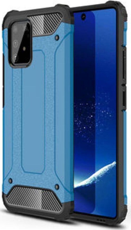 Samsung Galaxy S10 Lite Tam Koruma Sağlayan Çift Katmanlı Crash Premium Sert Silikon Kılıf