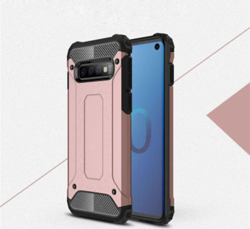 Samsung Galaxy S10E Tam Koruma Sağlayan Çift Katmanlı Crash Premium Sert Silikon Kılıf