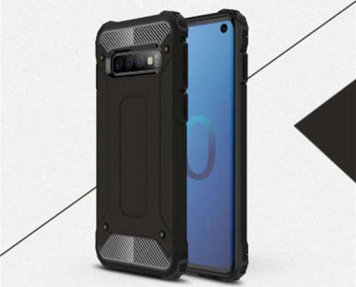 Samsung Galaxy S10E Tam Koruma Sağlayan Çift Katmanlı Crash Premium Sert Silikon Kılıf