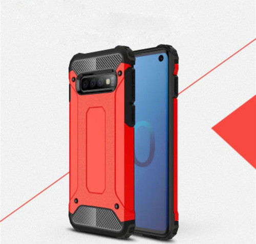 Samsung Galaxy S10 Plus Tam Koruma Sağlayan Çift Katmanlı Crash Premium Sert Silikon Kılıf