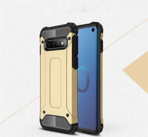 Samsung Galaxy S10 Plus Tam Koruma Sağlayan Çift Katmanlı Crash Premium Sert Silikon Kılıf