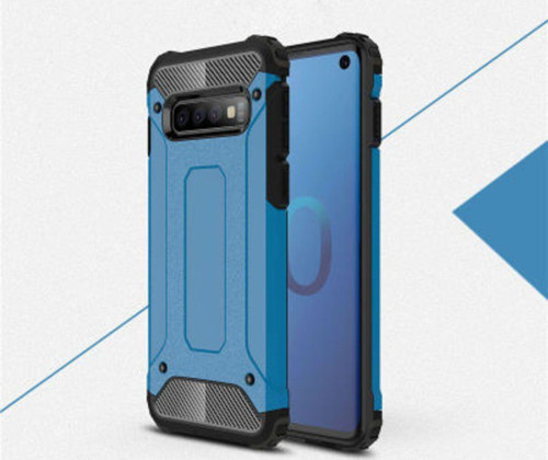 Samsung Galaxy S10 Plus Tam Koruma Sağlayan Çift Katmanlı Crash Premium Sert Silikon Kılıf