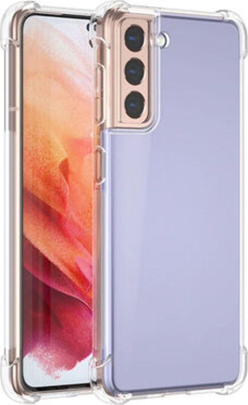 Samsung Galaxy S21 Plus Köşe Korumalı Şeffaf Jelly Premium Silikon Kılıf