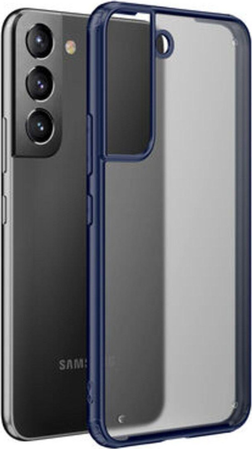 Samsung Galaxy S22 Plus Sert Yapılı Ve Köşe Korumalı Arkası Buğulu Şık Volks Premium Kılıf