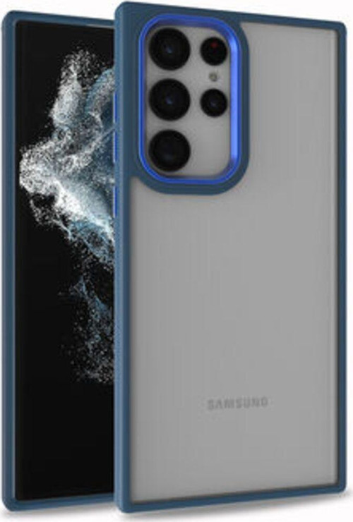 Samsung Galaxy S22 Ultra Şık Görünümlü Ve Arkası Şeffaf Flora Premium Kılıf