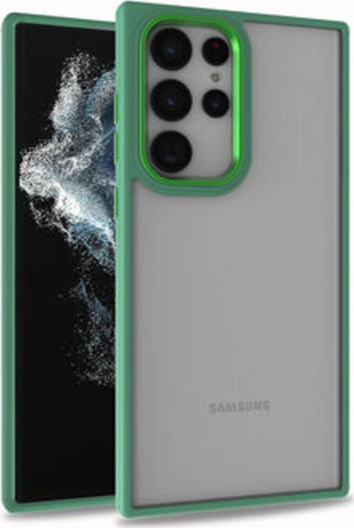 Samsung Galaxy S22 Ultra Şık Görünümlü Ve Arkası Şeffaf Flora Premium Kılıf