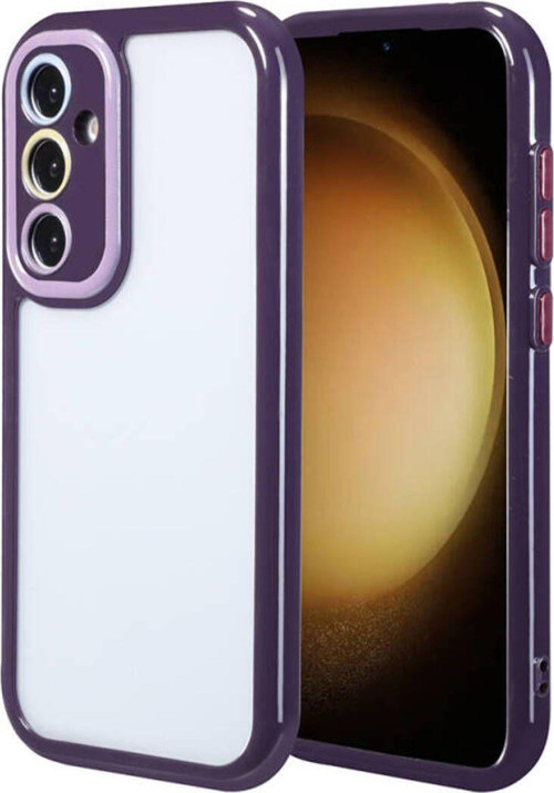 Samsung Galaxy S23 Fe Kılıf Kamera Korumalı Renkli Kenar Ve Çerçeve Tasarımlı Vitamin Kapak