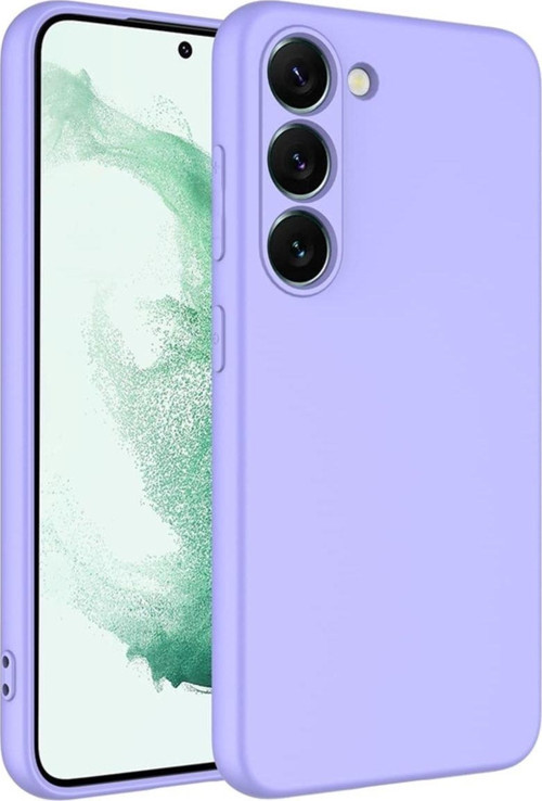 Samsung Galaxy S23 İçi Kadife Dolgulu Şık Candy Lansman Silikon Kılıf