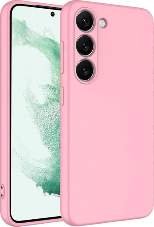 Samsung Galaxy S23 İçi Kadife Dolgulu Şık Candy Lansman Silikon Kılıf