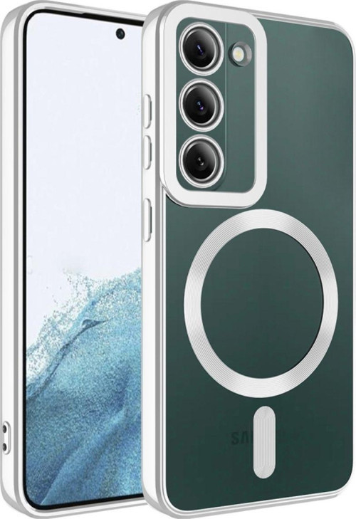 Samsung Galaxy S23 Plus Kılıf Şık Görünümlü Magsafe Wireless Şarj Özellikli Setro Silikon