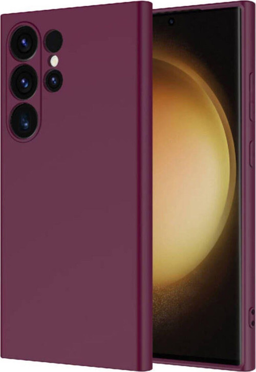 Samsung Galaxy S24 Ultra İçi Kadife Dolgulu Şık Candy Lansman Silikon Kılıf