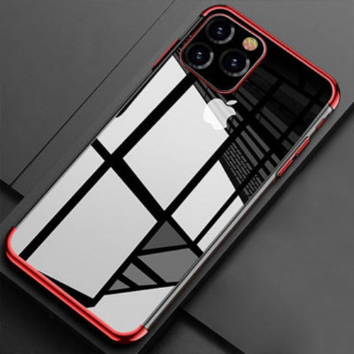 İphone 11 Pro Kenarları Renkli Arkası Şeffaf Bosses Premium Silikon Kılıf
