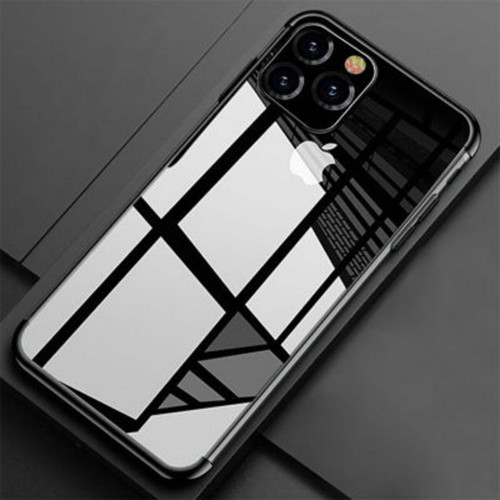 İphone 11 Pro Kenarları Renkli Arkası Şeffaf Bosses Premium Silikon Kılıf