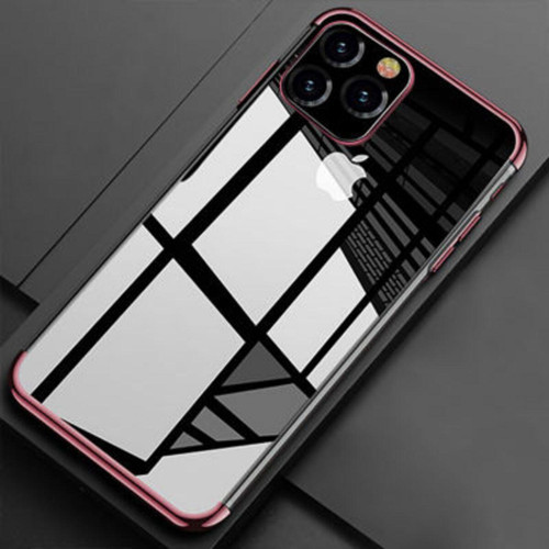 İphone 11 Pro Kenarları Renkli Arkası Şeffaf Bosses Premium Silikon Kılıf